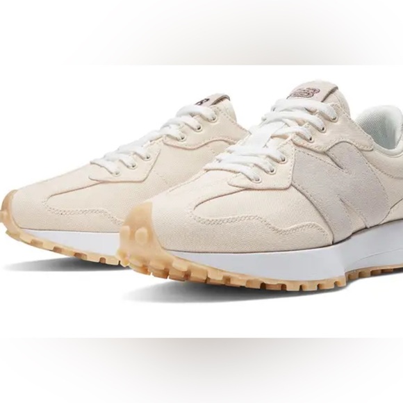 New Balance 327 Gum Cream Sneakers - Picture 4 of 11